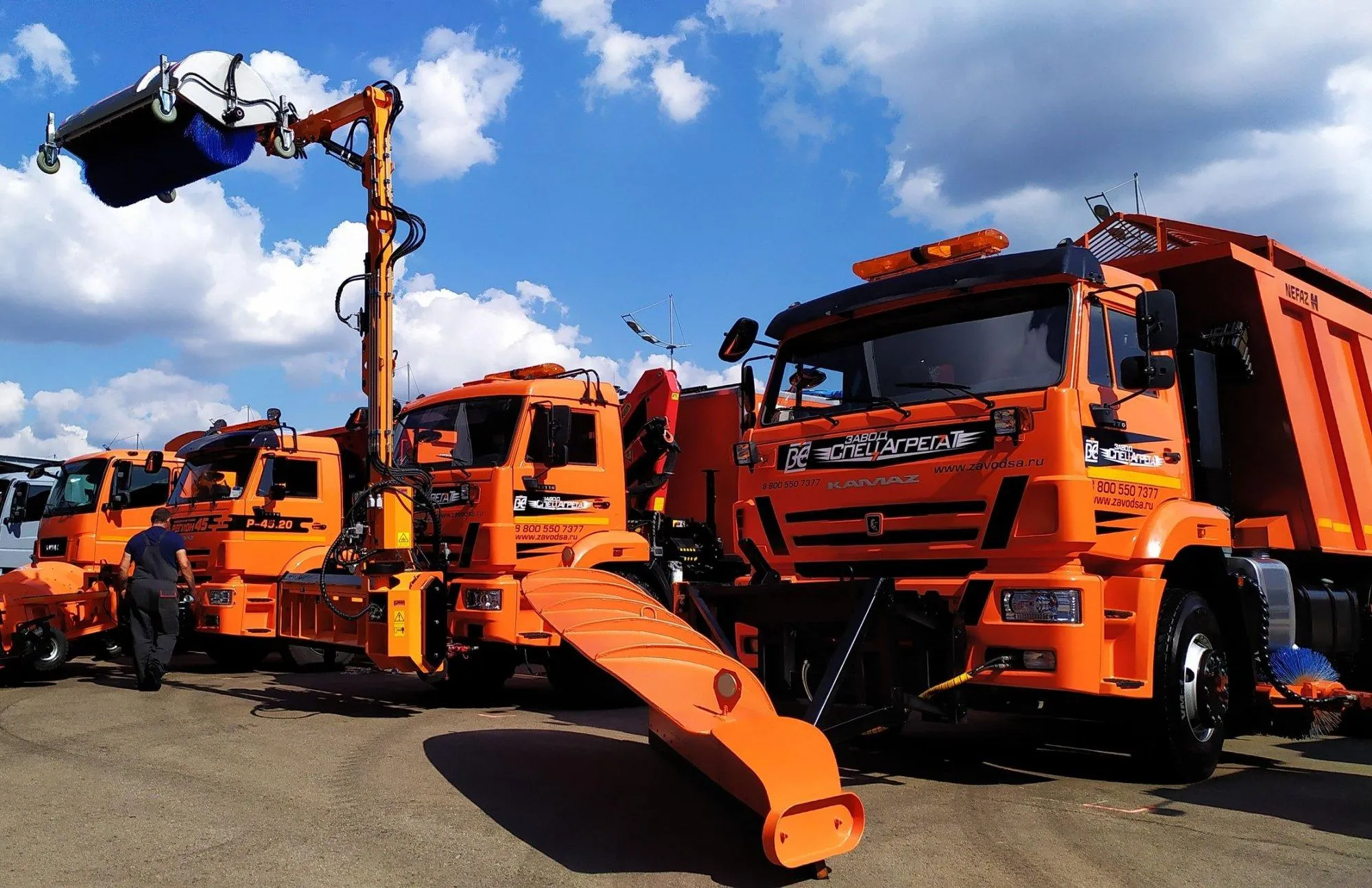 Автотехника КАМАЗ, реализованная на COMTRANS 2019 Автотехника КАМАЗ, реализованная на COMTRANS 2019