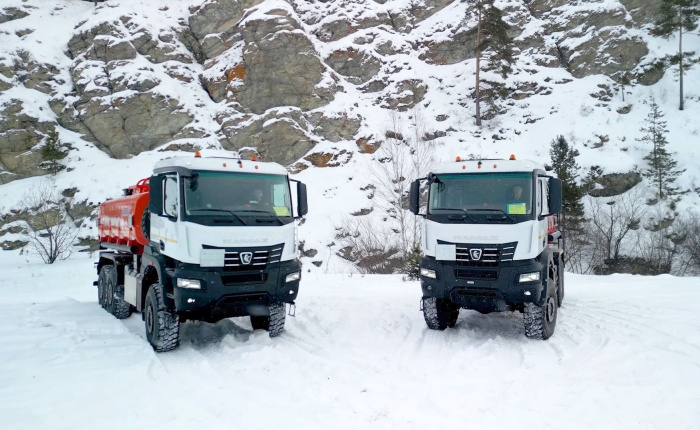 Новые топливозаправщики АТЗ-17, АТЗ-11 на базе шасси KAMAZ-65959