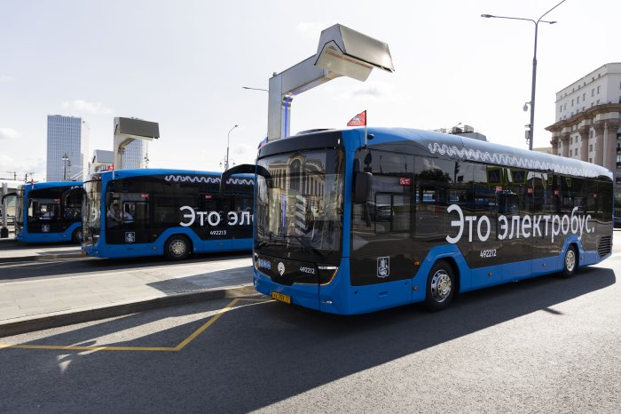 В Москву поступила очередная партия электробусов КАМАЗ нового поколения А5