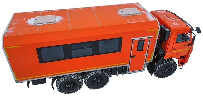 Вахтовый автобус КАМАЗ 42261 на шасси КАМАЗ 43118 (6x6)