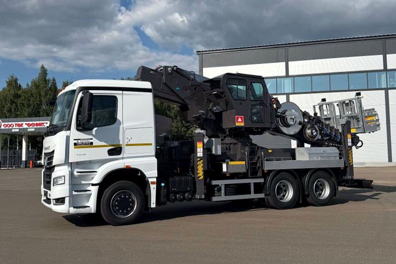 Автогидроподъемник Hansin HS540 на шасси KAMAZ-65657 6x4