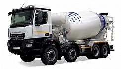 Автобетоносмеситель (АБС) КАМАЗ 581425 на шасси KAMAZ-65951 (8х4)