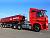 Сцепка - тягач KAMAZ-65656 (6х4) и самосвальный 24 куб. полуприцеп НЕФАЗ-9509