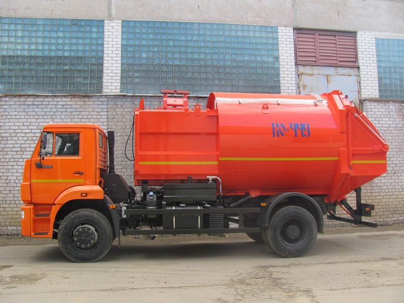 Мусоровоз КО-449-05 на шасси KAMAZ-53605 (4х2) 18,5 м.куб.