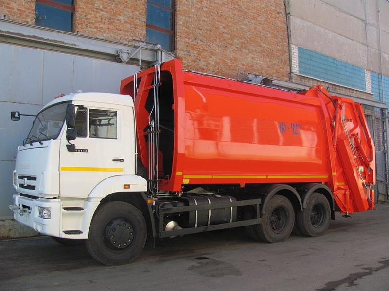 Мусоровоз КО-427-80 на шасси KAMAZ-65115 (6х4) 20 м.куб.