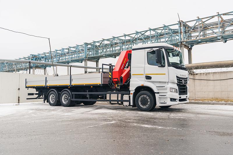  КАМАЗ 65658-0001764 В5 (6x2) c КМУ INMAN 320C