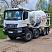 Автобетоносмеситель (АБС) КАМАЗ 581425 на шасси KAMAZ-65951 (8х4)