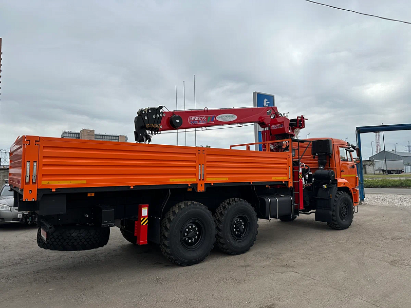 Бортовой автомобиль КАМАЗ 6591-160191-50 (6x6) c КМУ HORYONG HRS-216