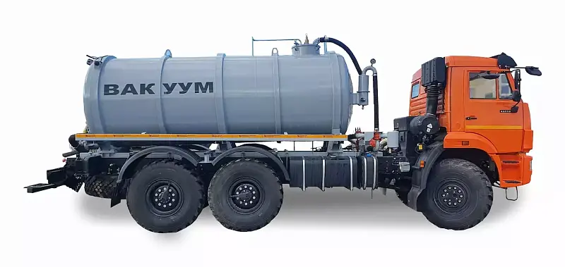 Вакуумная машина КАМАЗ 707406-773027-48 на шасси KAMAZ-43118-3027-48 (6х6)