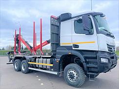 Автомобиль-сортиментовоз на шасси KAMAZ-65952 с ГМУ ВЕЛМАШ 10-97 
