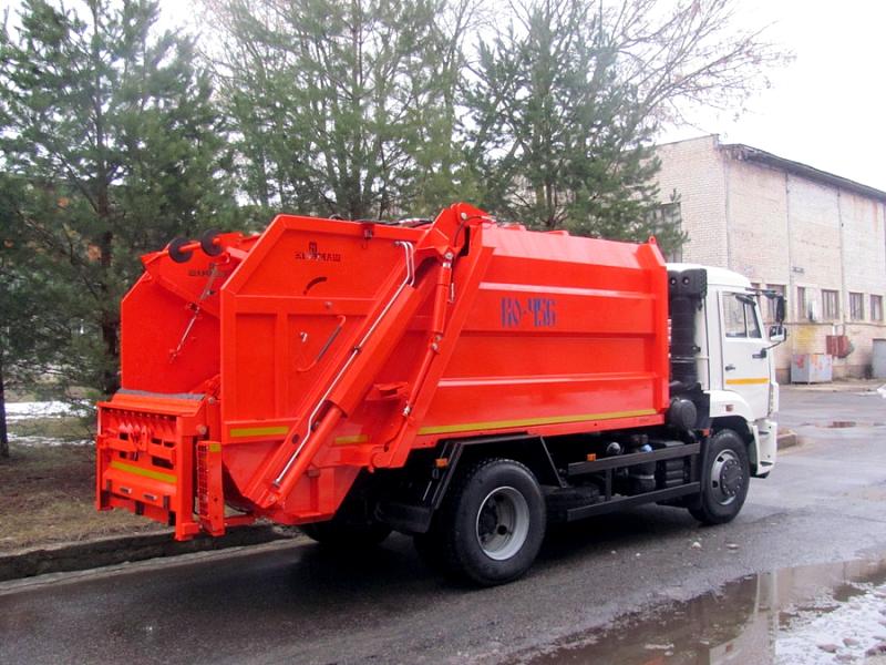 Мусоровоз КО-456-12 на шасси KAMAZ-43253 (4х2) 10 м.куб.