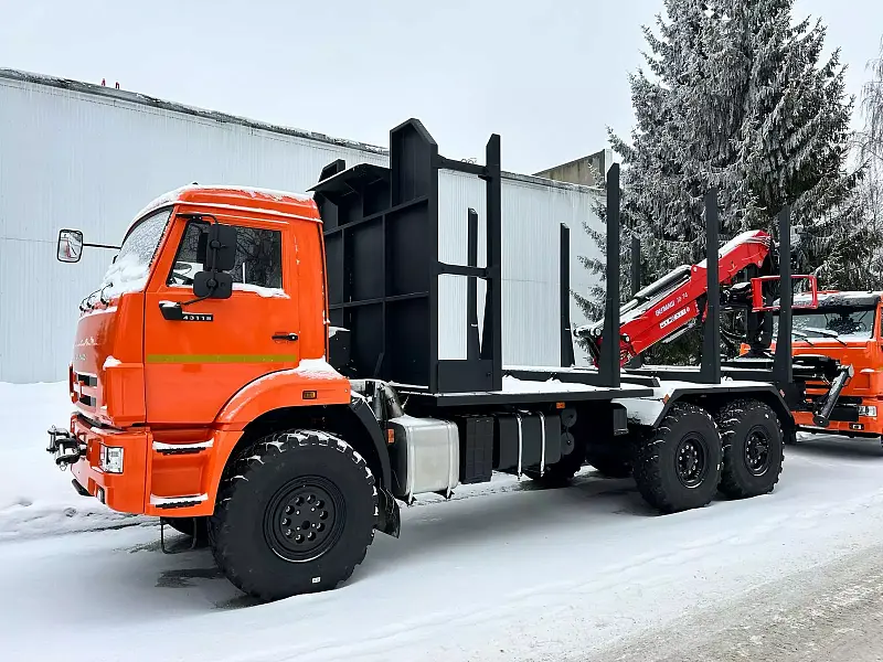 Сортиментовоз (лесовоз) КАМАЗ-659108 на шасси KAMAZ-43118 (6х6) 