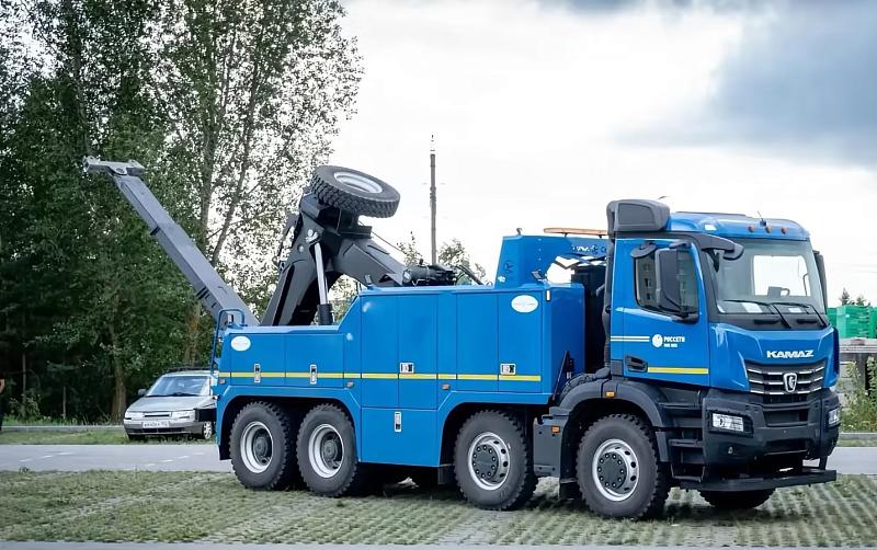 Автомобиль-эвакуатор КАМАЗ на базе шасси KAMAZ-65951 (8х4)