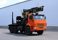 Сортиментовоз (лесовоз) КАМАЗ-659123 на шасси KAMAZ-43118 (6х6)