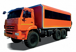 Вахтовый автобус КАМАЗ 42261 на шасси КАМАЗ 43118 (6x6)