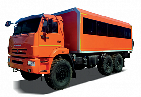 Вахтовый автобус КАМАЗ 42261 на шасси КАМАЗ 43118 (6x6)