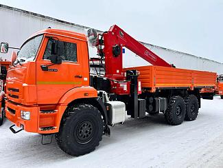 Седельный тягач КАМАЗ 659102-160992-50 (6x6) c КМУ HORYONG HRS-216