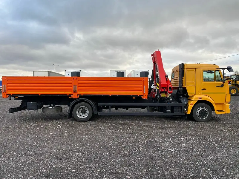 Бортовой автомобиль КАМАЗ 4308 (4х2) с КМУ Palfinger ИНМАН ИМ-95