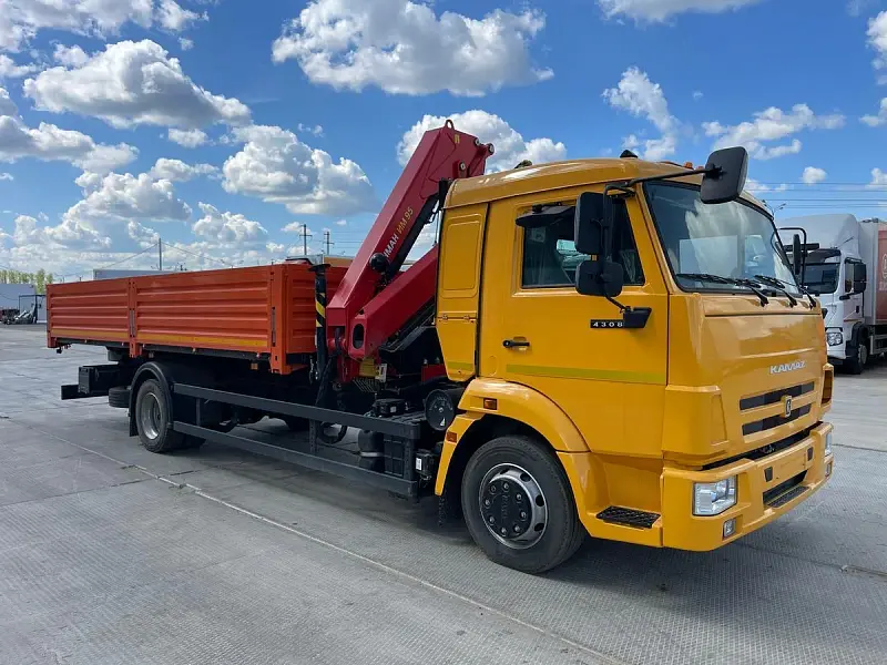 Бортовой автомобиль КАМАЗ 4308 (4х2) с КМУ Palfinger ИНМАН ИМ-95