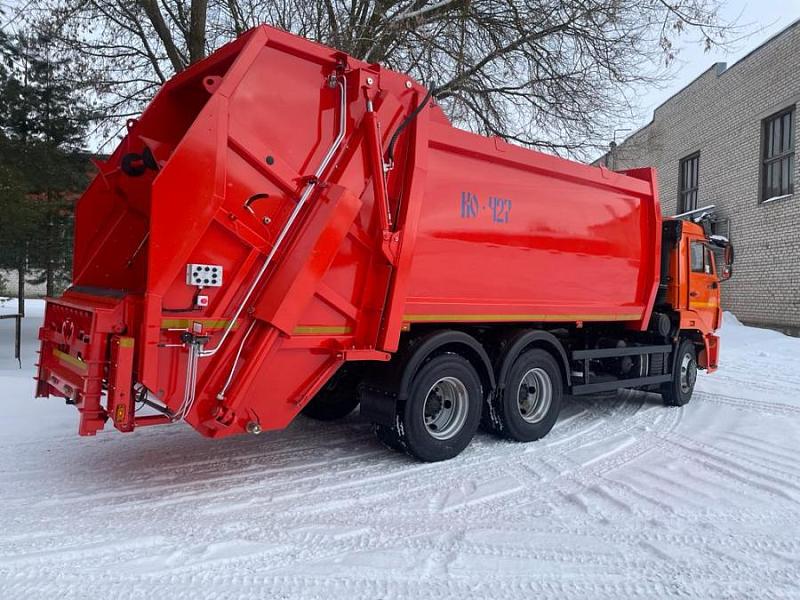 Мусоровоз КО-427-07 на шасси KAMAZ-65115 (6х4) 19 м.куб.