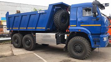 Полноприводный газовый КАМАЗ-65222-38 на КПГ (6х6) | KAMAZ 65222