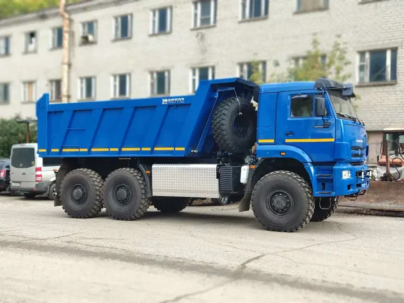 Полноприводный газовый КАМАЗ-65222-38 на КПГ (6х6) | KAMAZ 65222