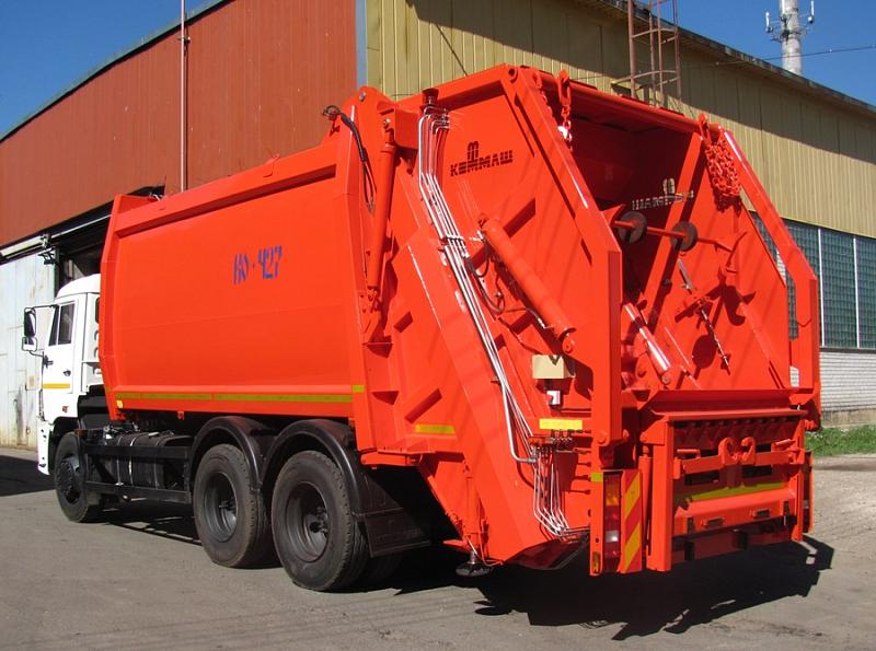 Мусоровоз КО-427-80 на шасси KAMAZ-65115 (6х4) 20 м.куб.