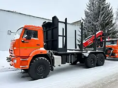 Сортиментовоз (лесовоз) КАМАЗ-659108 на шасси KAMAZ-43118 (6х6)