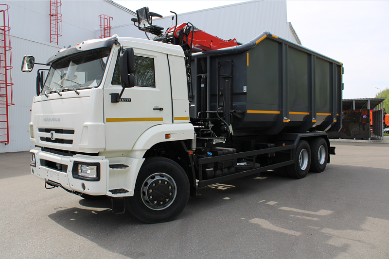 Металловоз (ломовоз)  КАМАЗ 65117 с КМУ ВМ 10-74