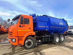 Мусоровоз КО-449-02 на шасси KAMAZ-65115 (6х4) 22 м.куб.