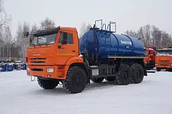 Вакуумная машина КАМАЗ 707406-773950-50 на шасси KAMAZ-43118-23027-50 (6х6)