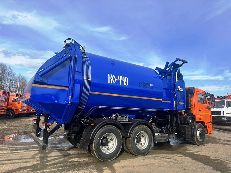 Мусоровоз КО-449-02 на шасси KAMAZ-65115 (6х4) 22 м.куб.