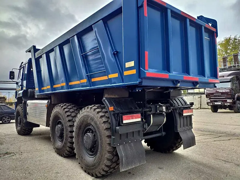 Полноприводный газовый КАМАЗ-65222-38 на КПГ (6х6) | KAMAZ 65222