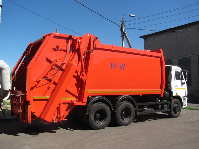 Мусоровоз КО-427-80 на шасси KAMAZ-65115 (6х4) 20 м.куб.