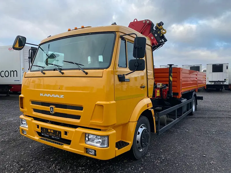 Бортовой автомобиль КАМАЗ 4308 (4х2) с КМУ Palfinger ИНМАН ИМ-95
