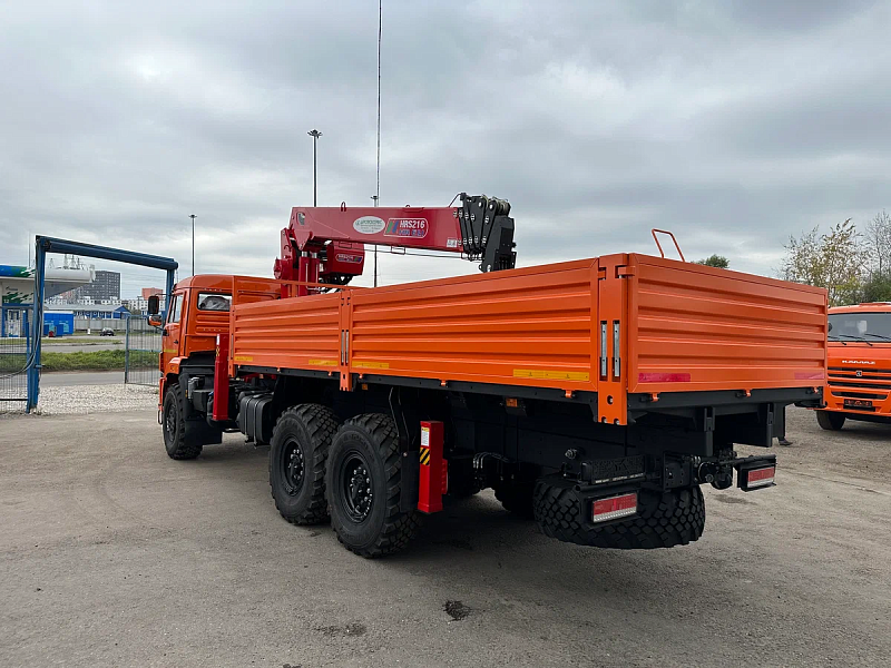 Бортовой автомобиль КАМАЗ 6591-160191-50 (6x6) c КМУ HORYONG HRS-216