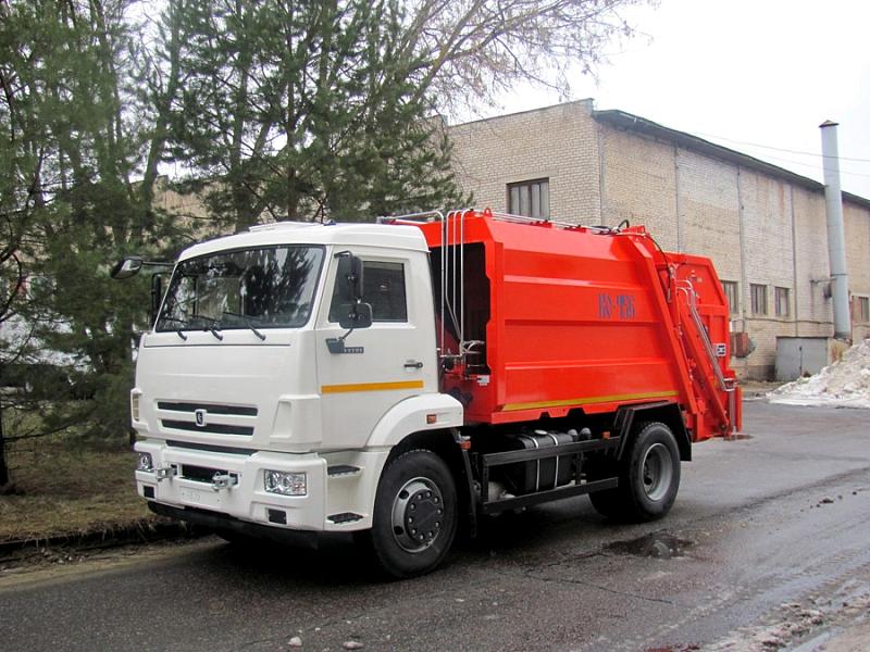Мусоровоз КО-456-12 на шасси KAMAZ-43253 (4х2) 10 м.куб.