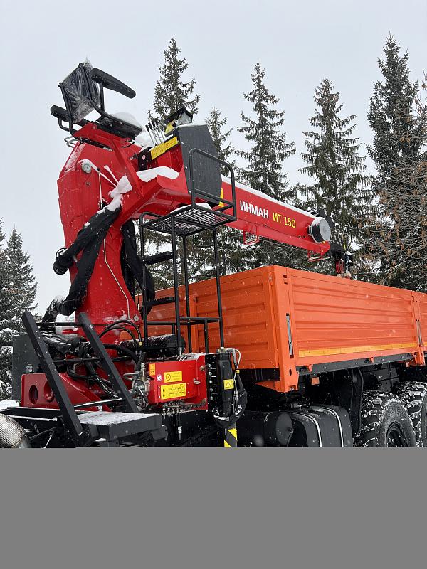 Бортовой автомобиль КАМАЗ 6591-38091-50 (6x6) с КМУ Palfinger Inman IT150