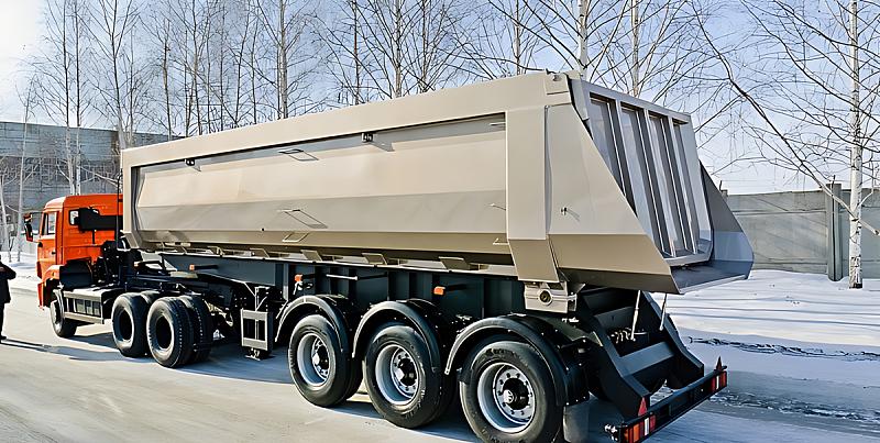 Новый самосвальный полуприцеп НЕФАЗ-9509-32-30 (33 куб.м)