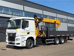 Бортовой грузовик с КМУ XCMG SQS 350-5 на шасси КАМАЗ-65657 6х4