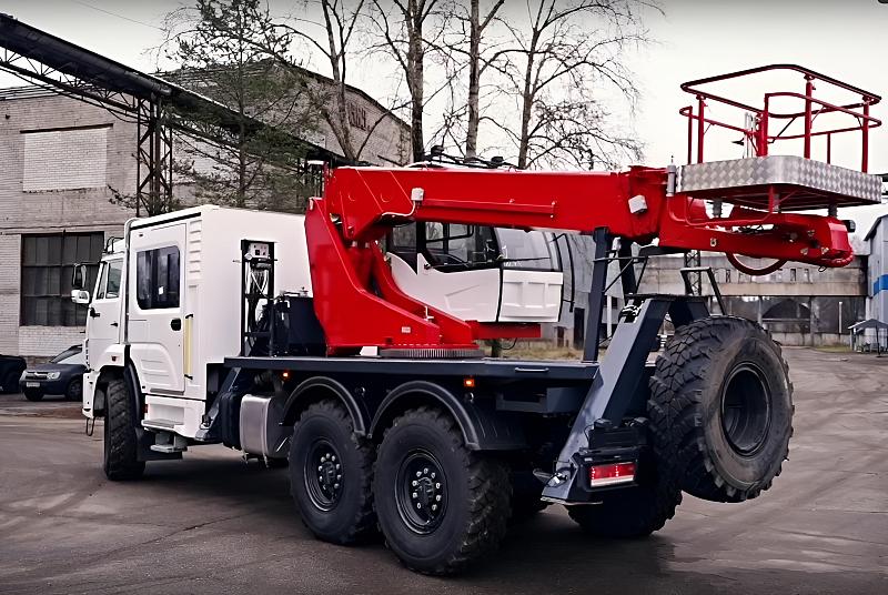 Автогидроподъемник КАМАЗ Megalift ML-22 на шасси КАМАЗ 43118-3011-48 (6x6)