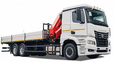 Бортовой автомобиль КАМАЗ 65658-0001764 В5 (6x2) c КМУ INMAN 320C