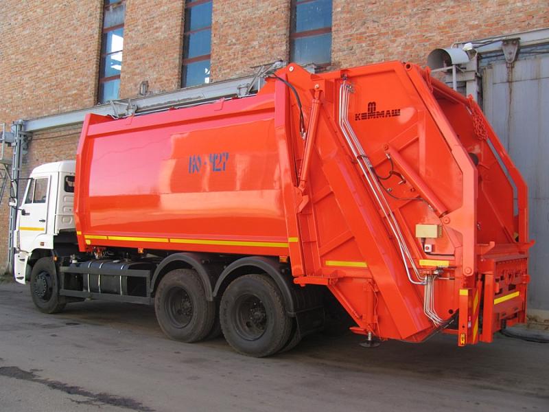 Мусоровоз КО-427-80 на шасси KAMAZ-65115 (6х4) 20 м.куб.