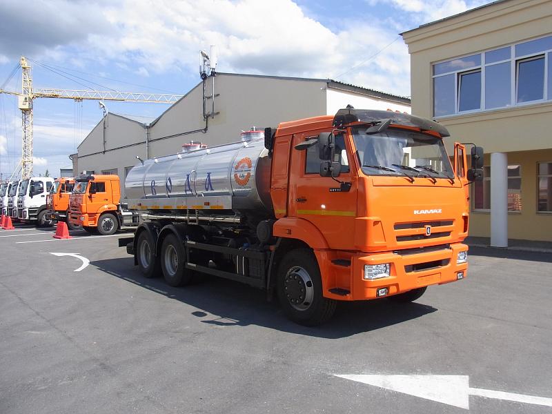 Автоцистерна водовоз на шасси КАМАЗ-65115 (6x4) 10 куб.м.