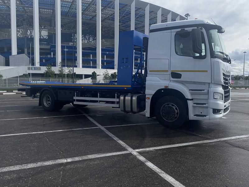 Эвакуатор со сдвижной платформой на шасси KAMAZ-53251 (4х2)