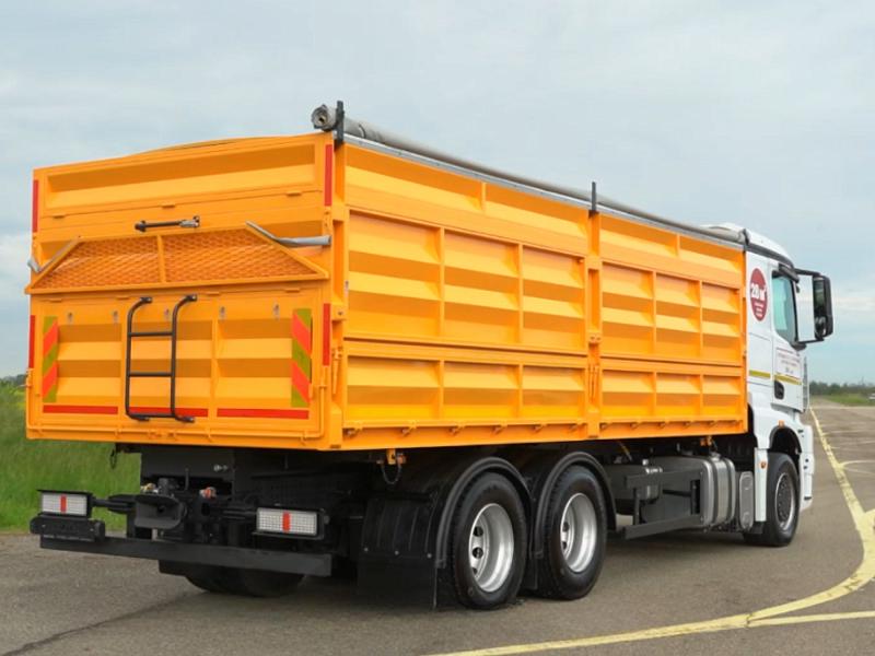 Самосвал-зерновоз 65658F-001-49 на шасси KAMAZ-65658 6х2-2