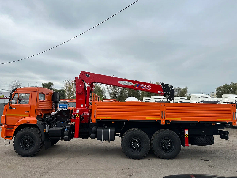 Бортовой автомобиль КАМАЗ 6591-160191-50 (6x6) c КМУ HORYONG HRS-216