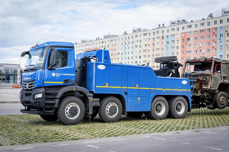 Автомобиль-эвакуатор КАМАЗ на базе шасси KAMAZ-65951 (8х4)