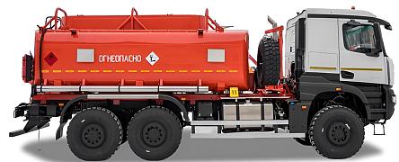 Автотопливозаправщик (бензовоз) КАМАЗ АТЗ-18-2 УСТ 5453 на шасси КАМАZ-65959 (6x6) 18 куб.