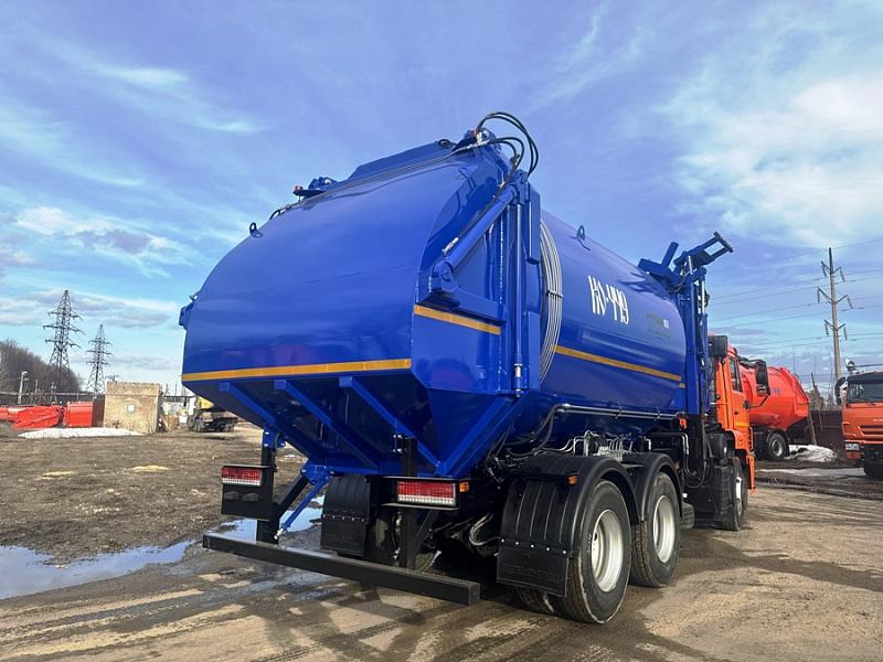 Мусоровоз КО-449-02 на шасси KAMAZ-65115 (6х4) 22 м.куб.